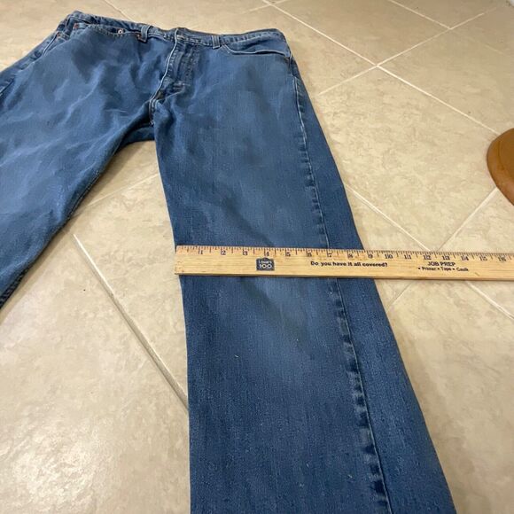 Levi's 505 Jeans Men's actual 34x30” Straight Leg Blank Red Tag - Picture 14 of 16